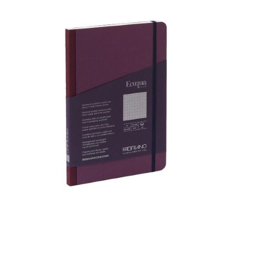 FABRIANO EQ PLUS FABRIC VINO LINES A5